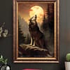 Howling Wolf Canvas Art Print - Mescalero, New Mexico