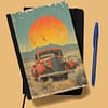 Vintage New Mexico Truck Lined Journal - New Mexico Gift