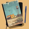 Vintage Abandoned Adobe Store Lined Journal - New Mexico Gift