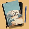 Vintage Painted Adobe House Lined Journal - New Mexico Gift