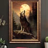 Howling Wolf Canvas Art Print - Roswell, New Mexico