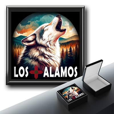 Los Alamos Howling Wolf Stash Box