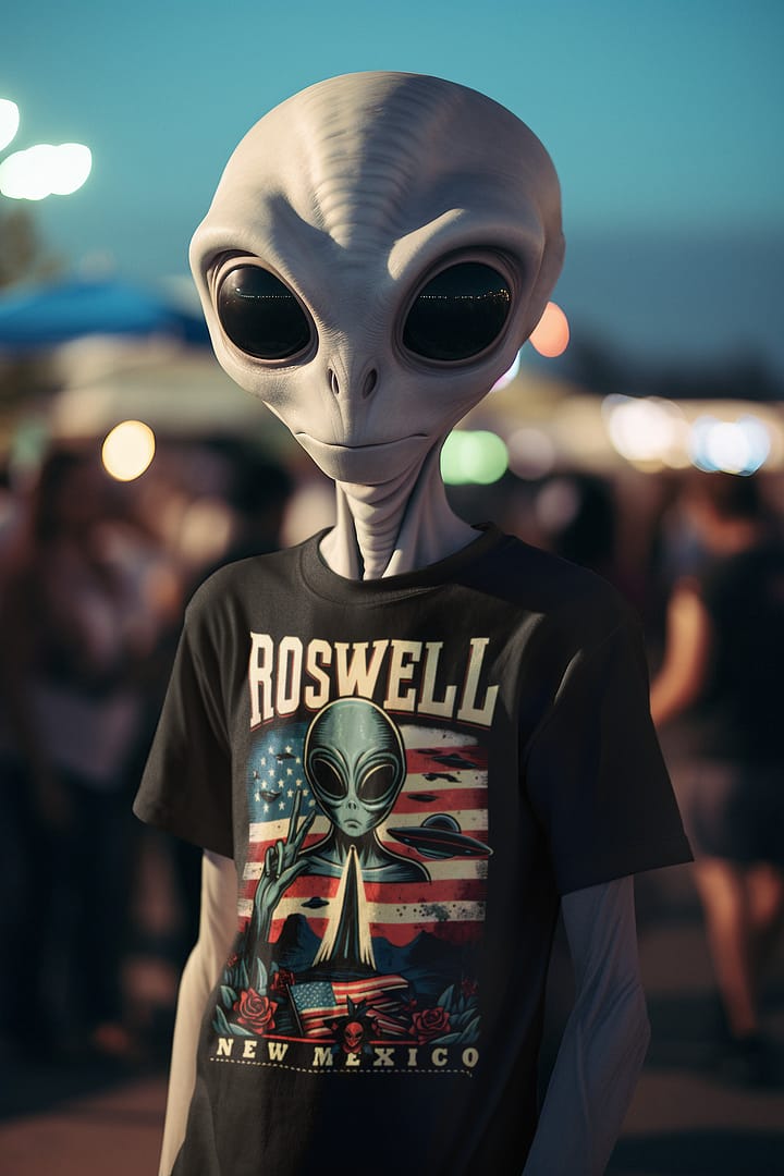 Roswell USA Alien Tee