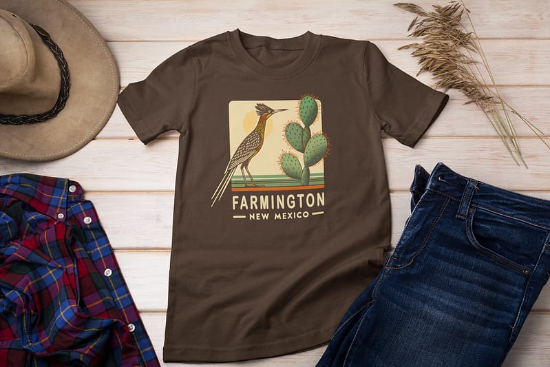 Farmington New Mexico Roadrunner Shirt