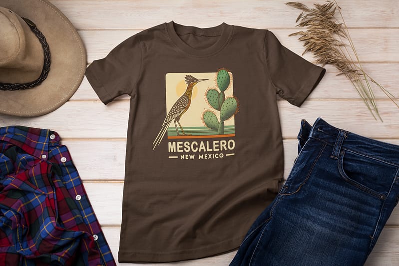Mescalero New Mexico Roadrunner T-Shirt
