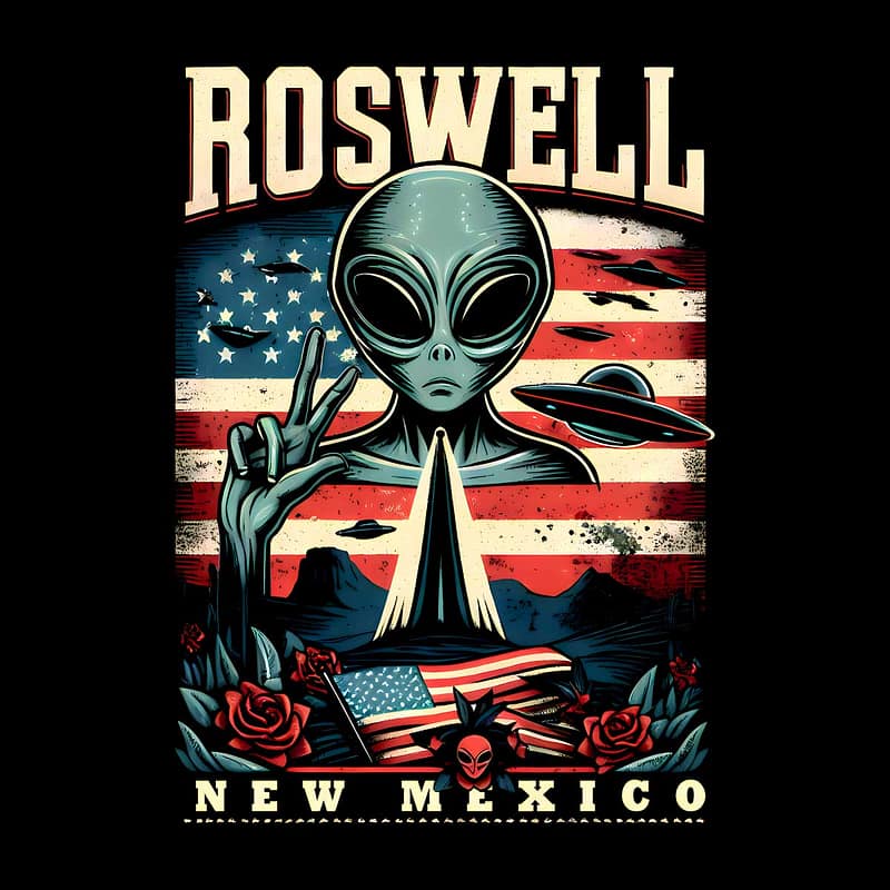 Roswell USA Alien Shirt
