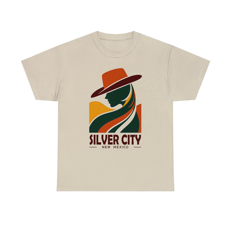 Retro Silver City Cowgirl T-Shirt