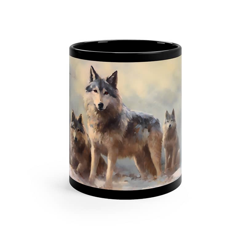 Alpha Wolf Mug - Unique Gift for Fans of Taos, New Mexico
