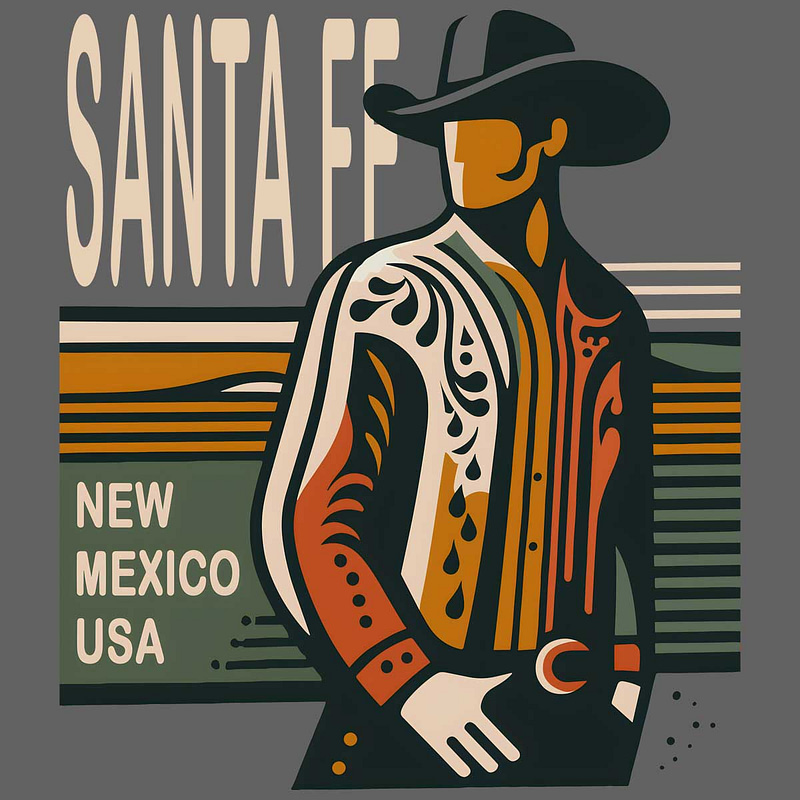 Santa Fe Cowboy T-Shirt