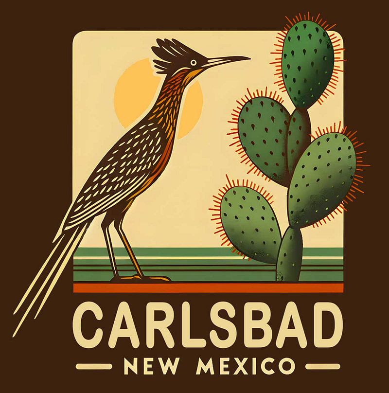 Carlsbad New Mexico Roadrunner Shirt